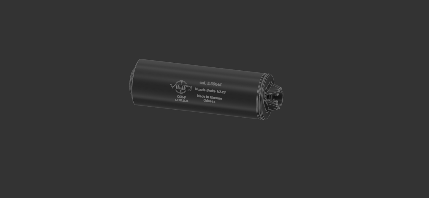 CQB-F Silencer Airsoft - BENen3D