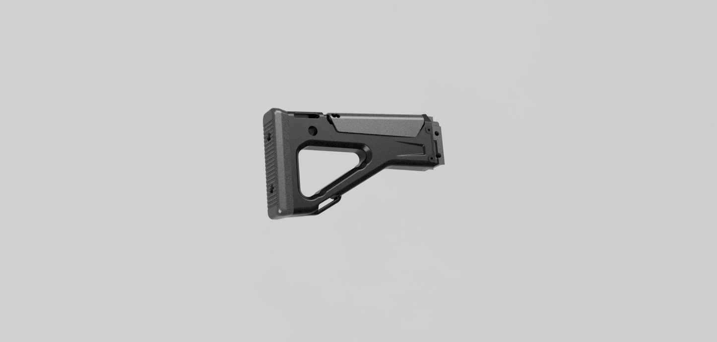 ACR Fixed Stock for AEG Airsoft - BENen3D