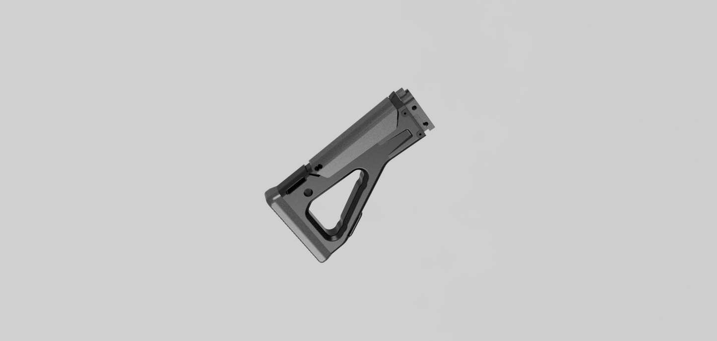 ACR Fixed Stock for AEG Airsoft - BENen3D