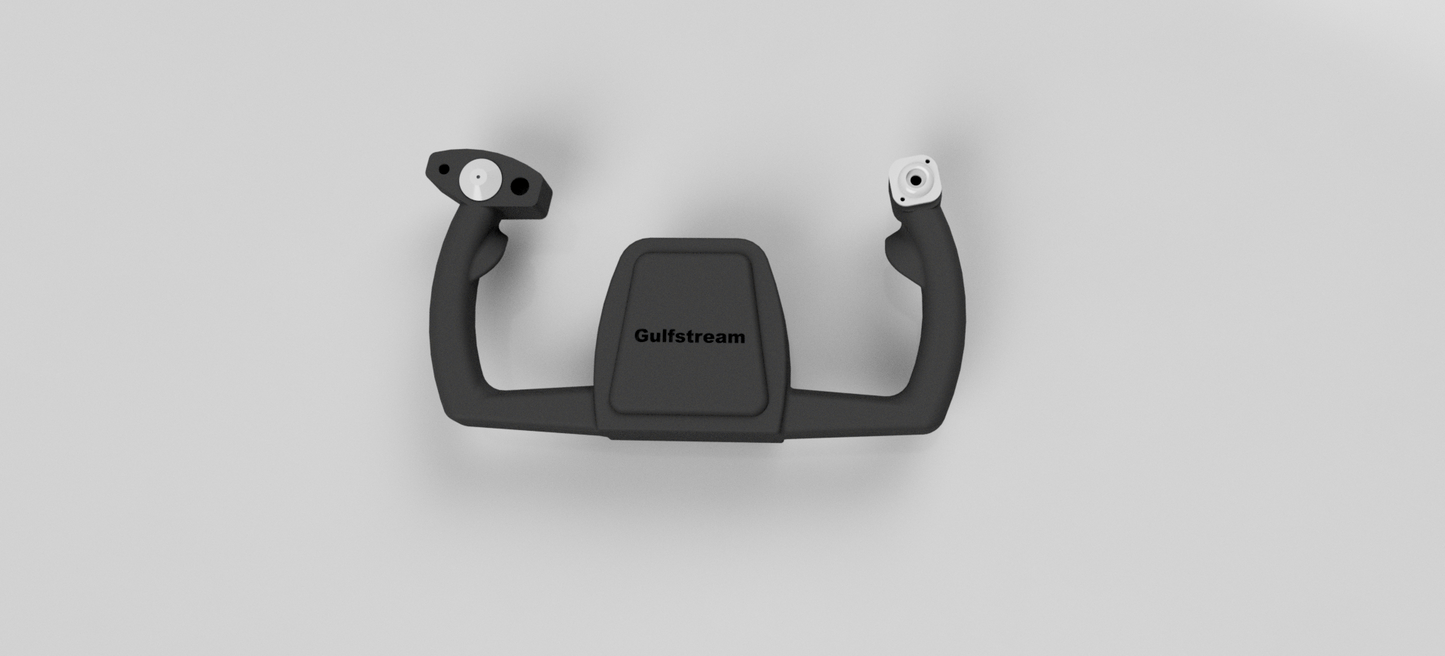 "Gulfstream" Yoke for Saitek Flight Sim Yoke - BENen3D